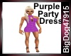 [BD] Purple Party Dress