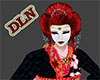 xDx Geisha Red Hairstyle