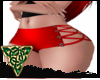 Red Laced Up Pants