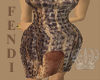 Fendi Lizard Skin Dress