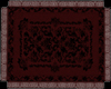 Gothic Red Rectangle Rug