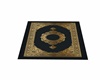 rug,gold,black