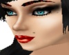 black red eyebrows