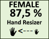 Hand Scaler 87,5% Female