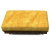 Gold Velvet Ottoman