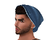 Brown L Blue Beanie