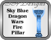 DW Fire Pillar Sky Blue