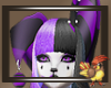 Purple Jester Furry Ears