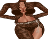 Chocolate Lace Dress