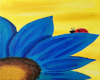 Blue Flower Painting