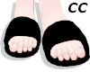 C,C Thin Male Flip Flops