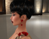 (S)Red rose earrings
