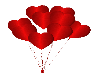 Red VDay Balloons