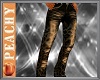 P~ cheetah muscle jeans