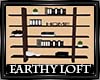 Earthy Loft Bookshelf