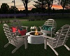 Boho Fire Pit & Chairs