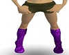 purple gogo boots