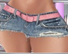 DC..MINI SKIRT PINK BELT