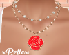 Necklaces Red Rose