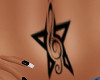 Music/Star Tummy Tattoo