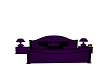 Purple Blk Bed W/Poses