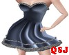 Silk Dance Dress Blu/Sil