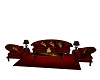 Red Sofa Set