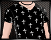 [LG] Cross ~ Shirt Black