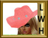 LWH Cowgirl hat pink