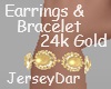 Jewelry Set 24k Gold