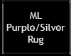 ML Purple Silver Rug