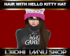 Hello Kitty Hat w/ Hair