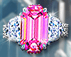 Pink Emerald Ring L