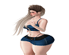 Denim Mini skirt set