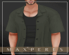 Green Open Shirt