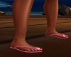 Pink Island Flip Flops