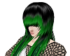 Green Emo Hair