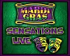 MARDI GRAS floorsign