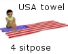USA towel