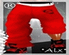 [Alx]Pant  Red Black
