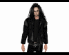 Black leather jacket 