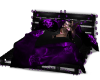 black purple pallet bed