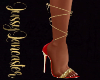 Glam Red/Gold  Heels