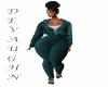 WORKOUT DK TEAL SET
