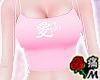 蝶 Love Pink Top