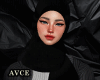 AC! Black Hijab Rayon