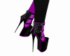 Black &Purple Heels