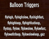 Air Balloon Triggers