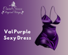 Val Purple Sexy Dress