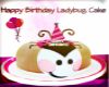 Ladybug Pink Cake